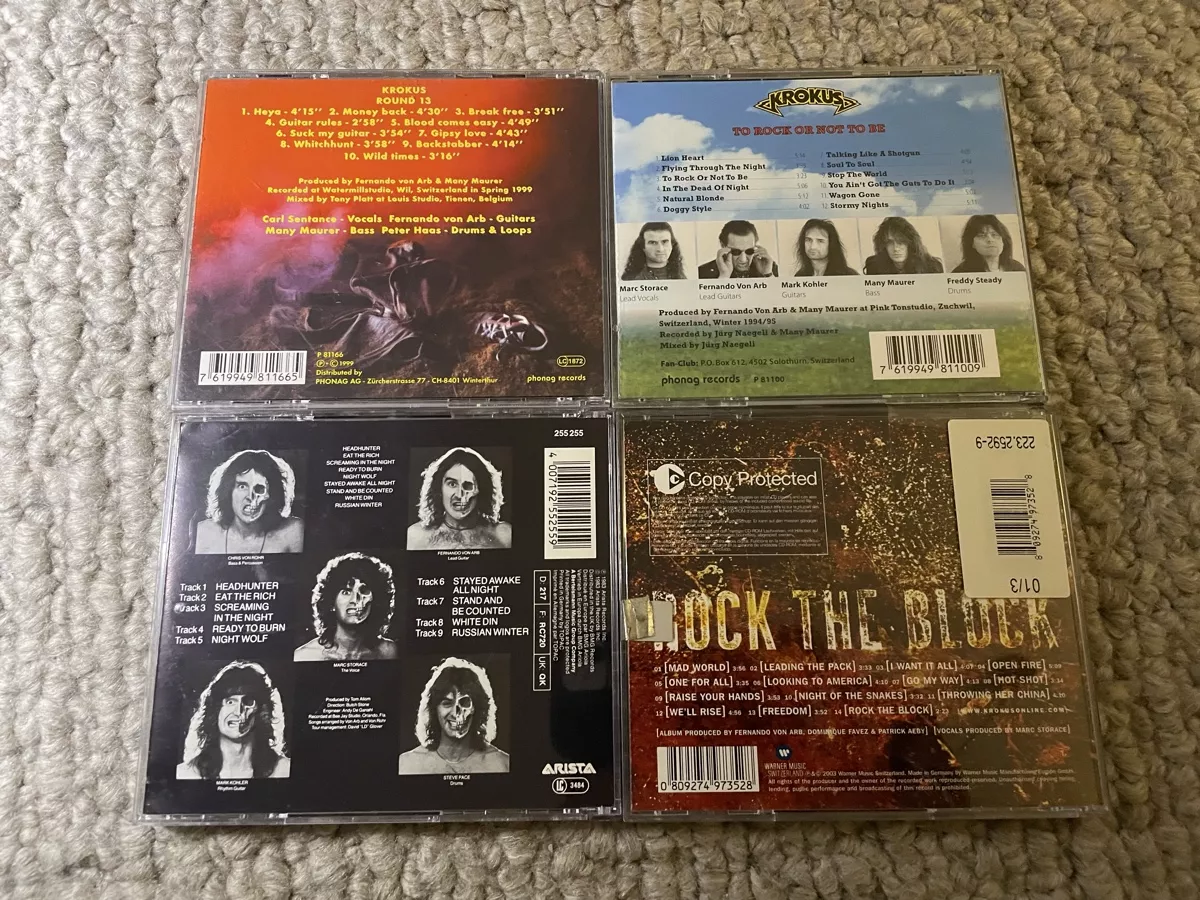 CD: 4x Krokus  – Nuovo (secondo la descrizione) da Reinach AG venduto da trigger7811 2