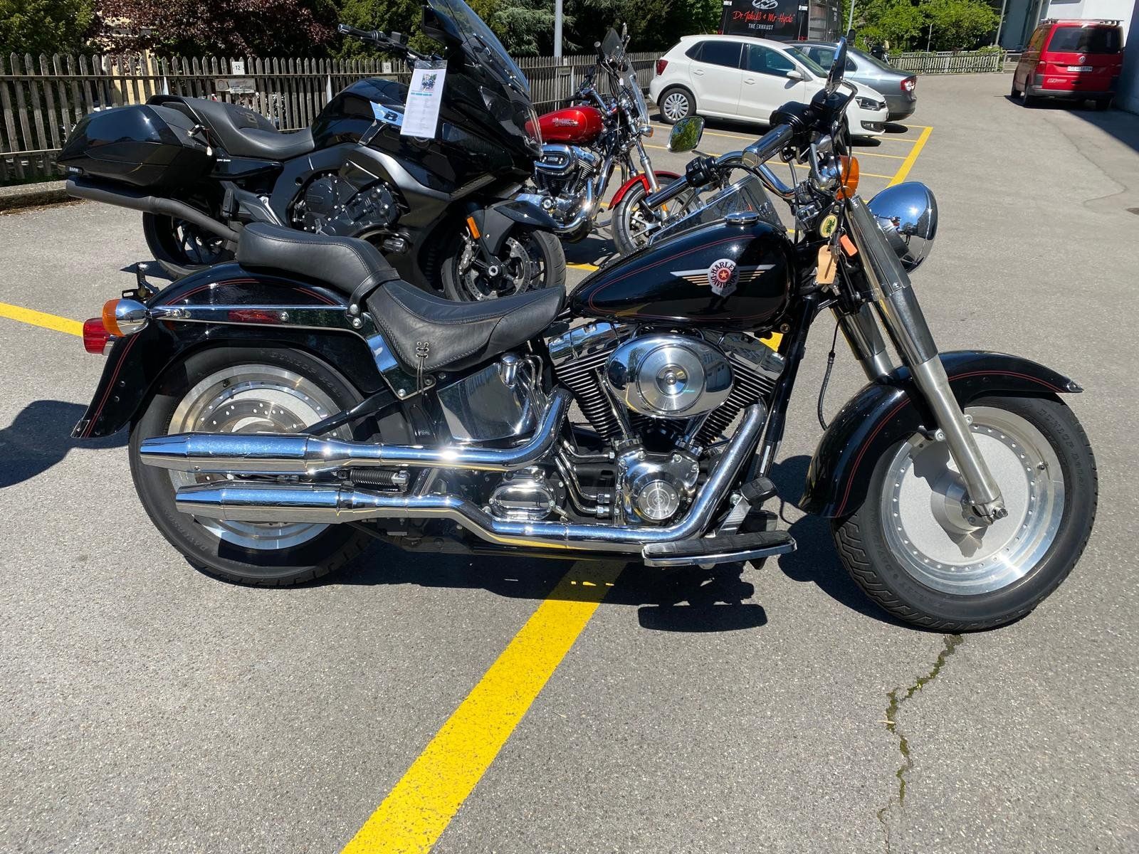 Harley-Davidson Chopper: HARLEY-DAVIDSON FLSTF 1450 Softail Fat Boy JG 2000 – Usato da St.Gallen venduto da oehlins