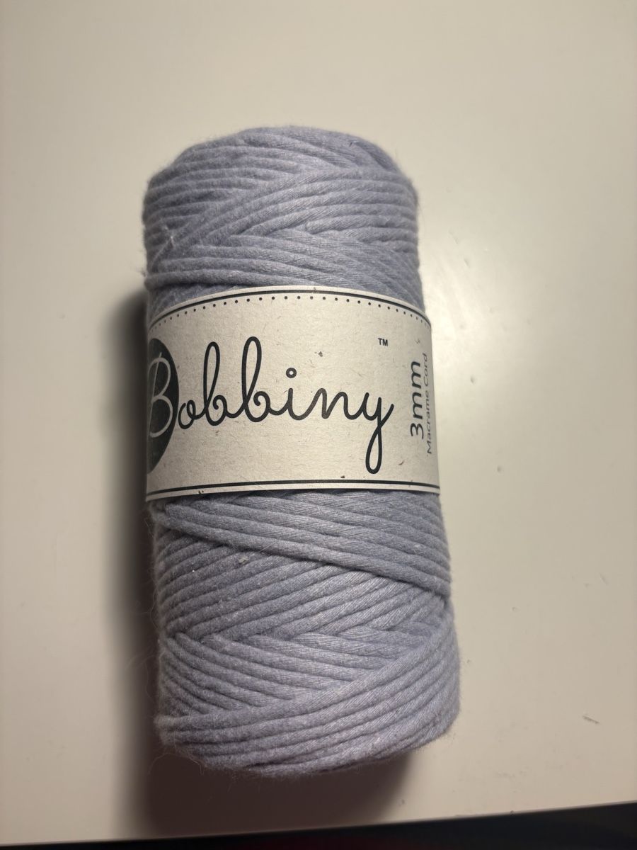 Kordeln & Faden: Bobbiny Makramee Garn • Iris • 3mm • neu – Neu und originalverpackt aus Flumenthal von algr4444