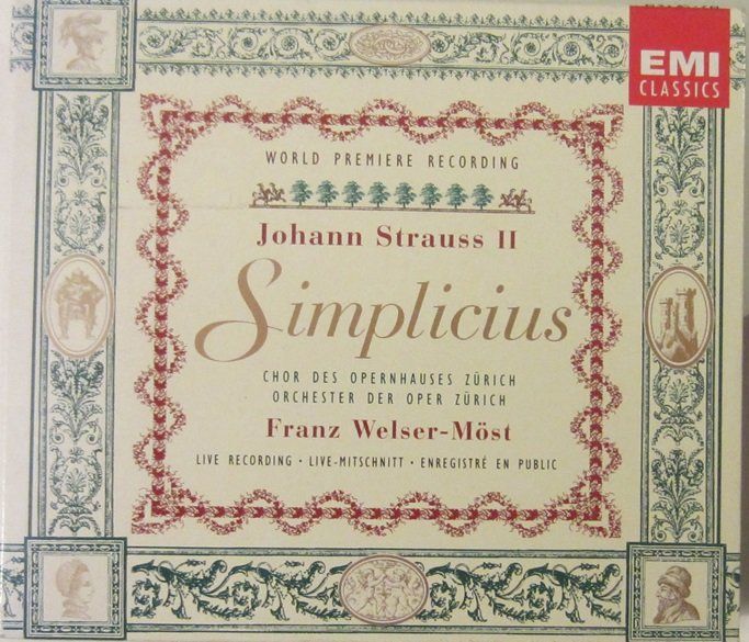 CDs: Johann Strauss II - Simplicius – Gebraucht aus Grüningen von azulamarillo