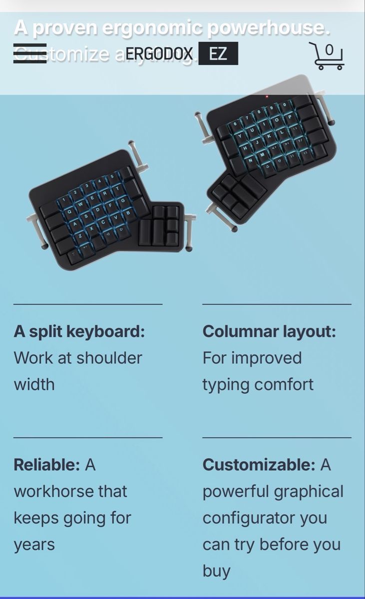 Tastaturen: Ergodox EZ - ergonomic split keyboard – Gebraucht aus Ennetbaden von andrino14 7