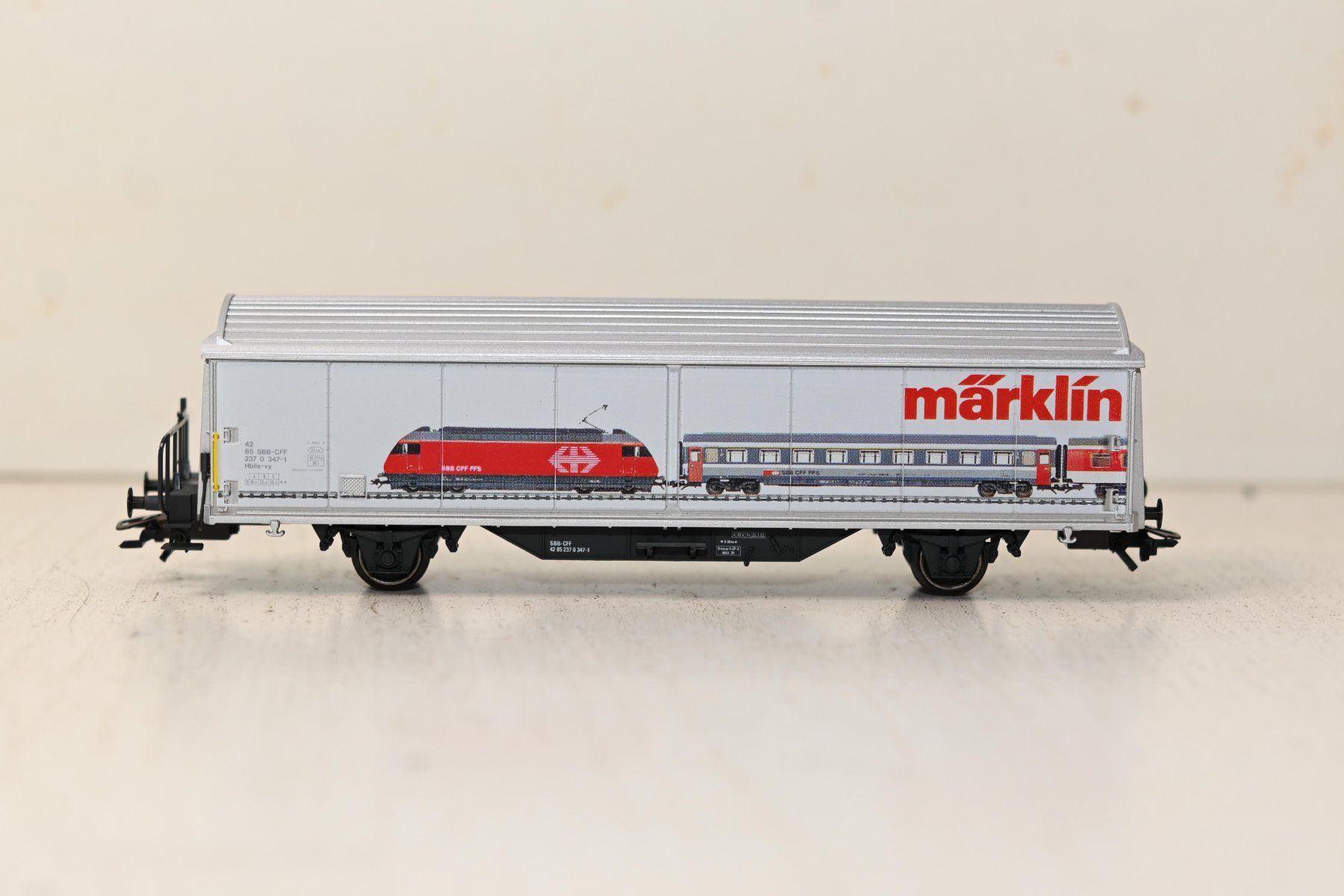 Märklin Modellini di ferrovie: Märklin Güterwagen SBB Hupac HO/AC mit OVP – Usato da Laupen ZH venduto da Zmoewe