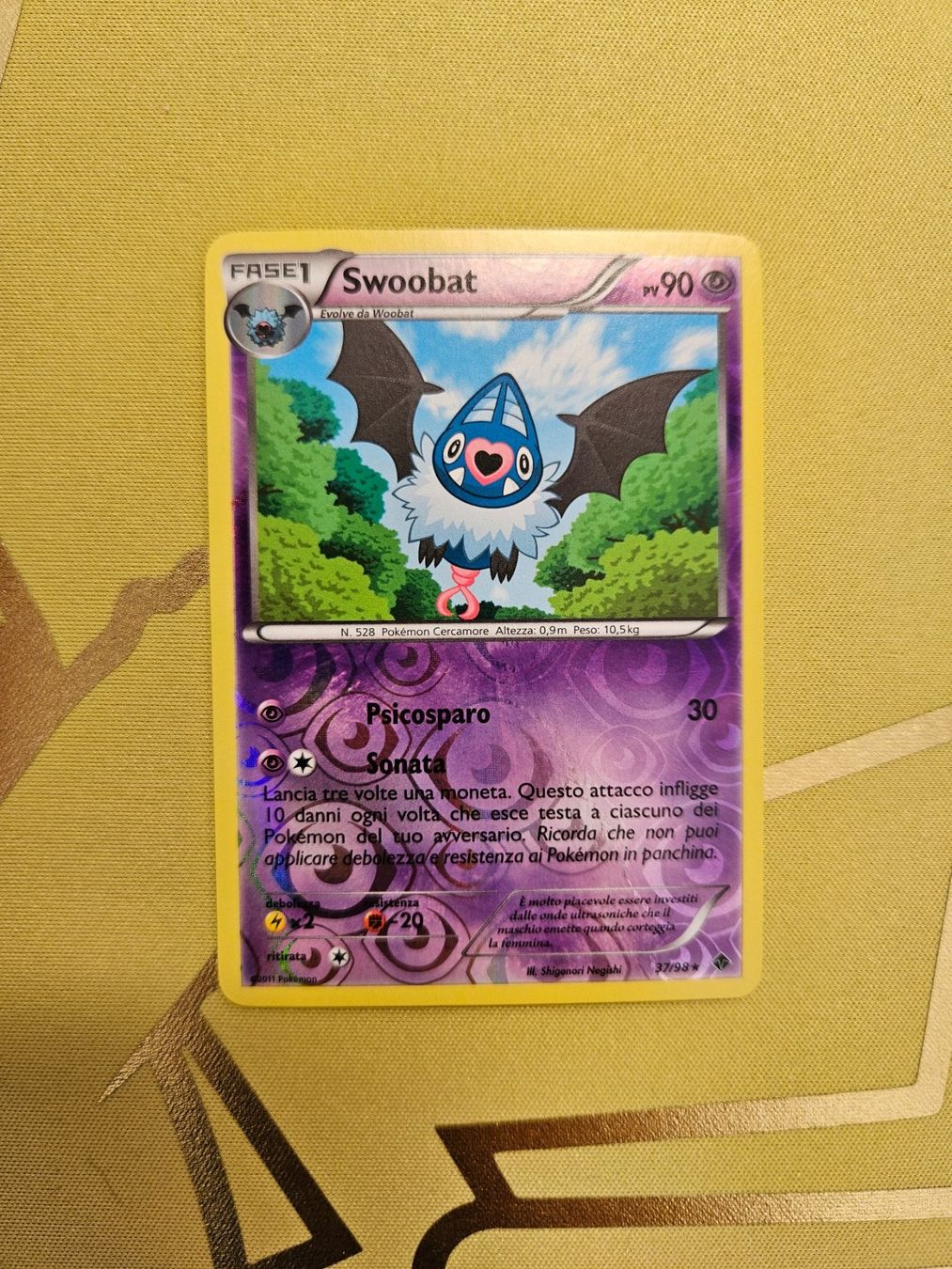 Pokémon Carte collezionabili: Emerging Powers - Swoobat – Usato da Bellinzona venduto da Pokemarco