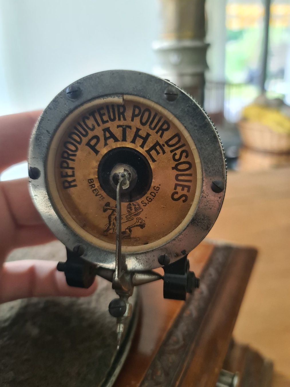 Pathé Giradischi: Grammophon Pathéphone Nr. 8 – Usato da Hüntwangen venduto da Scarciglias-Antiques 6