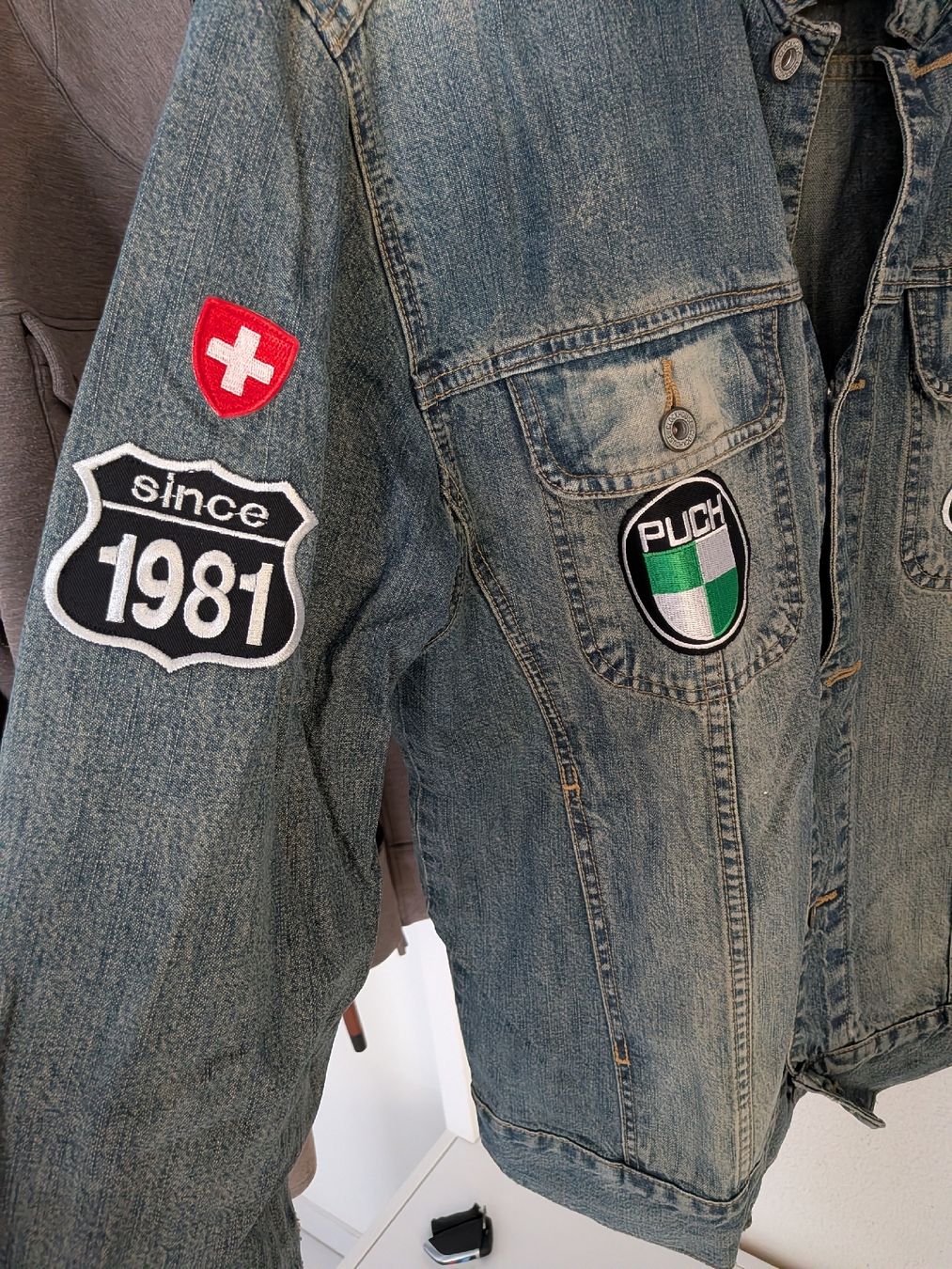 Giacche: Jeansjacke Grösse L - Mofa / Töffli Rocker – Usato da Benglen venduto da Myx81 2
