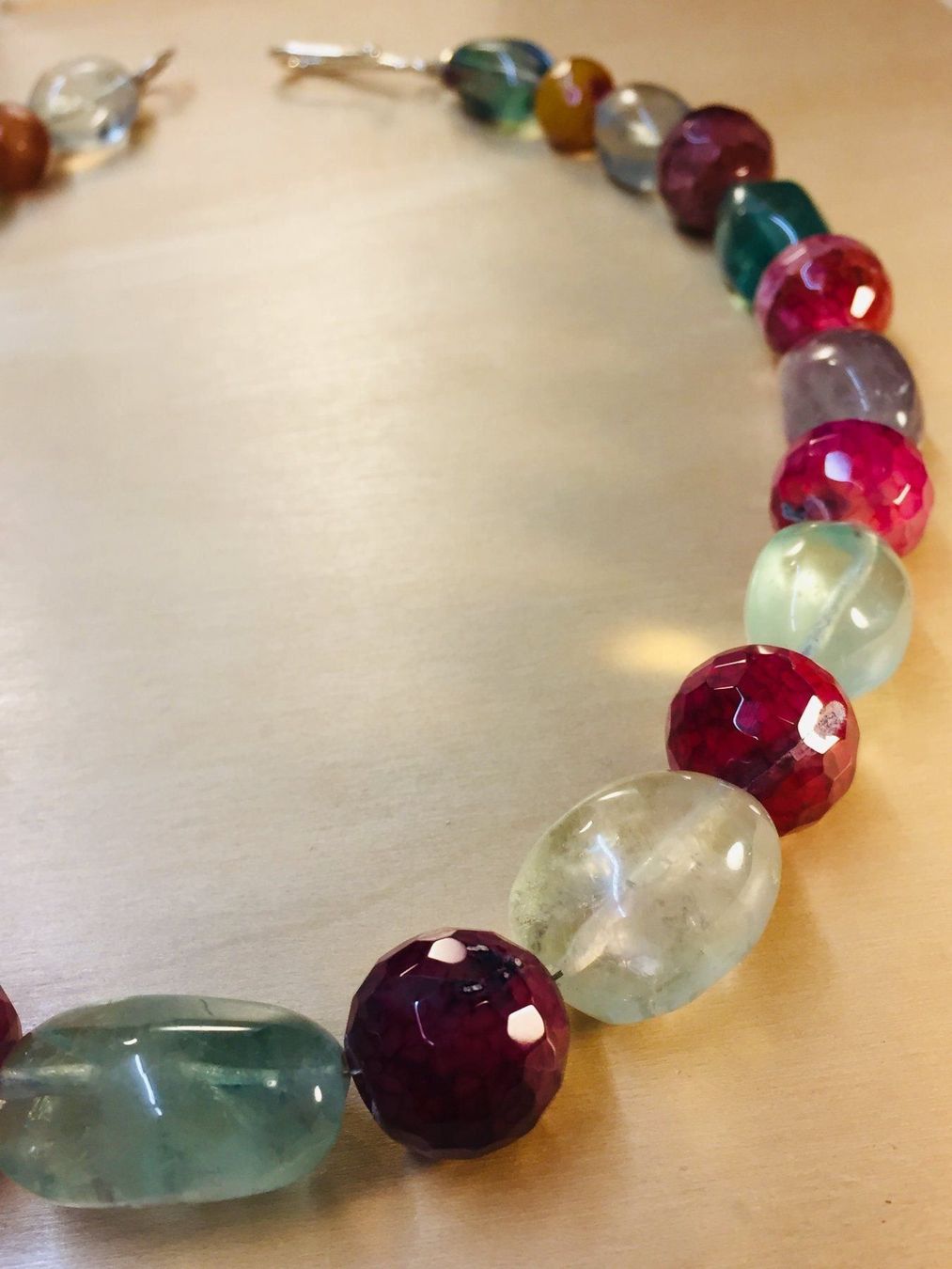 Catenine: Elegante Collier Kette Achat & Fluorit – Usato da Schaffhausen venduto da uniqueketten 5