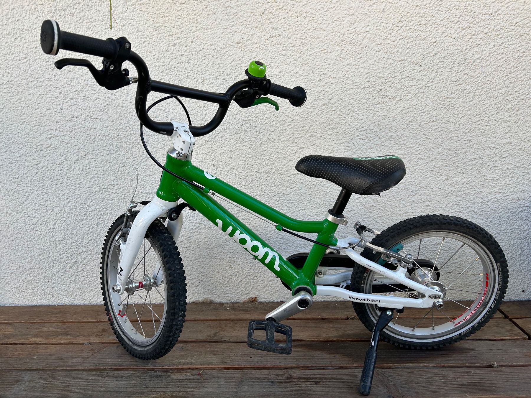 Woom Biciclette: Woom 2 Kindervelo grün – Usato da Zürich venduto da Salomon19 3