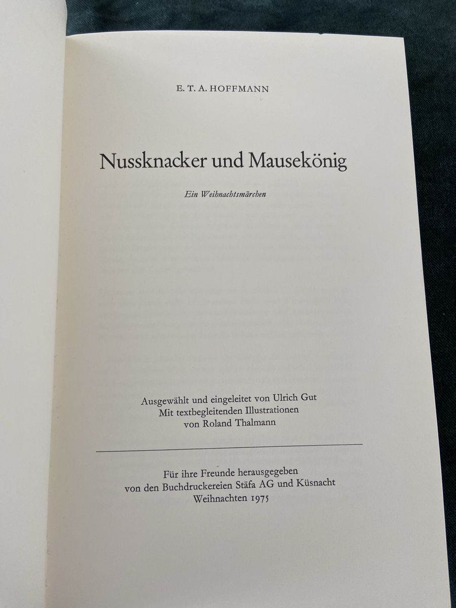 Libri: E.T.A. Hoffmann - Nussknacker und Mausekönig – Usato da Luzern venduto da waterfront1 1