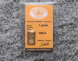Gold-Barren 1g von IGR (999.9)