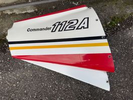 FLUGZEUG ROCKWELL COMMANDER HECK STÜCK MIT LAMPE SELTEN