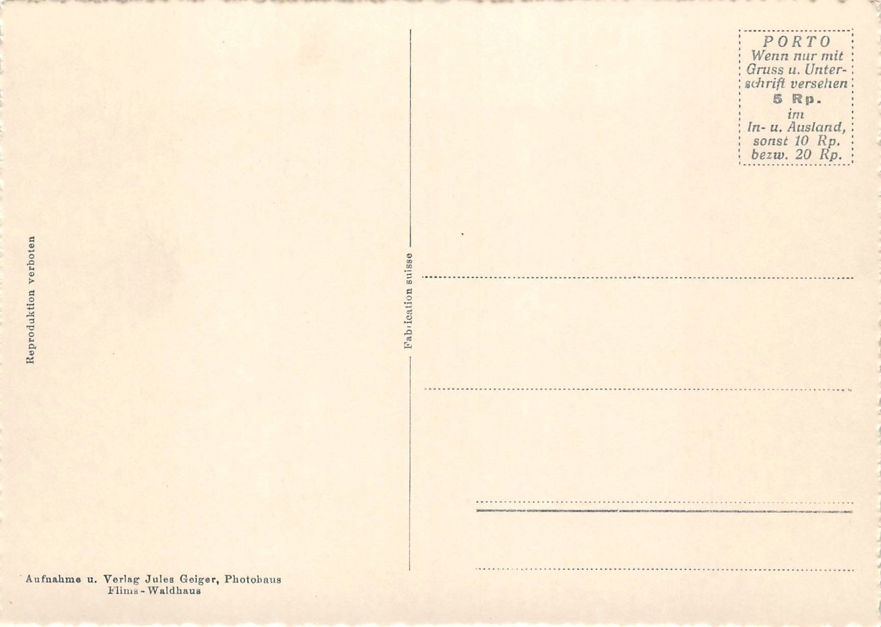 Cartoline postali: Kästris, Brigelserhörner – Usato da Ottikon b.Kemptth. venduto da Neptun1974 1