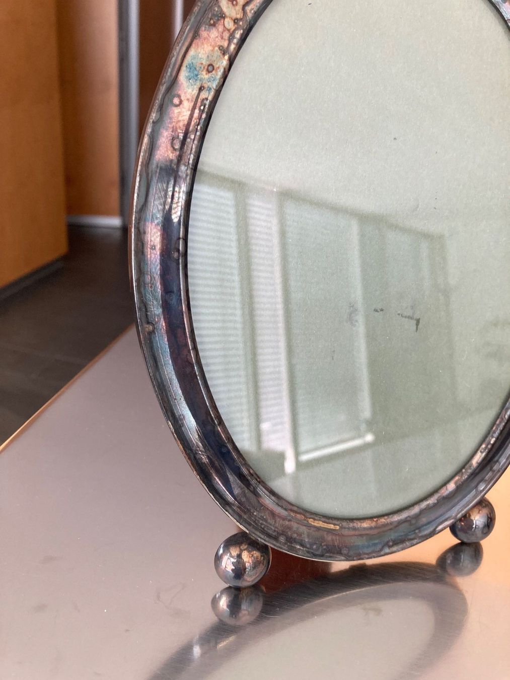 Cornici: FOTORAHMEN BILDERRAHMEN OVAL SILBER VINTAGE – Usato da Zürich venduto da kostbares 3