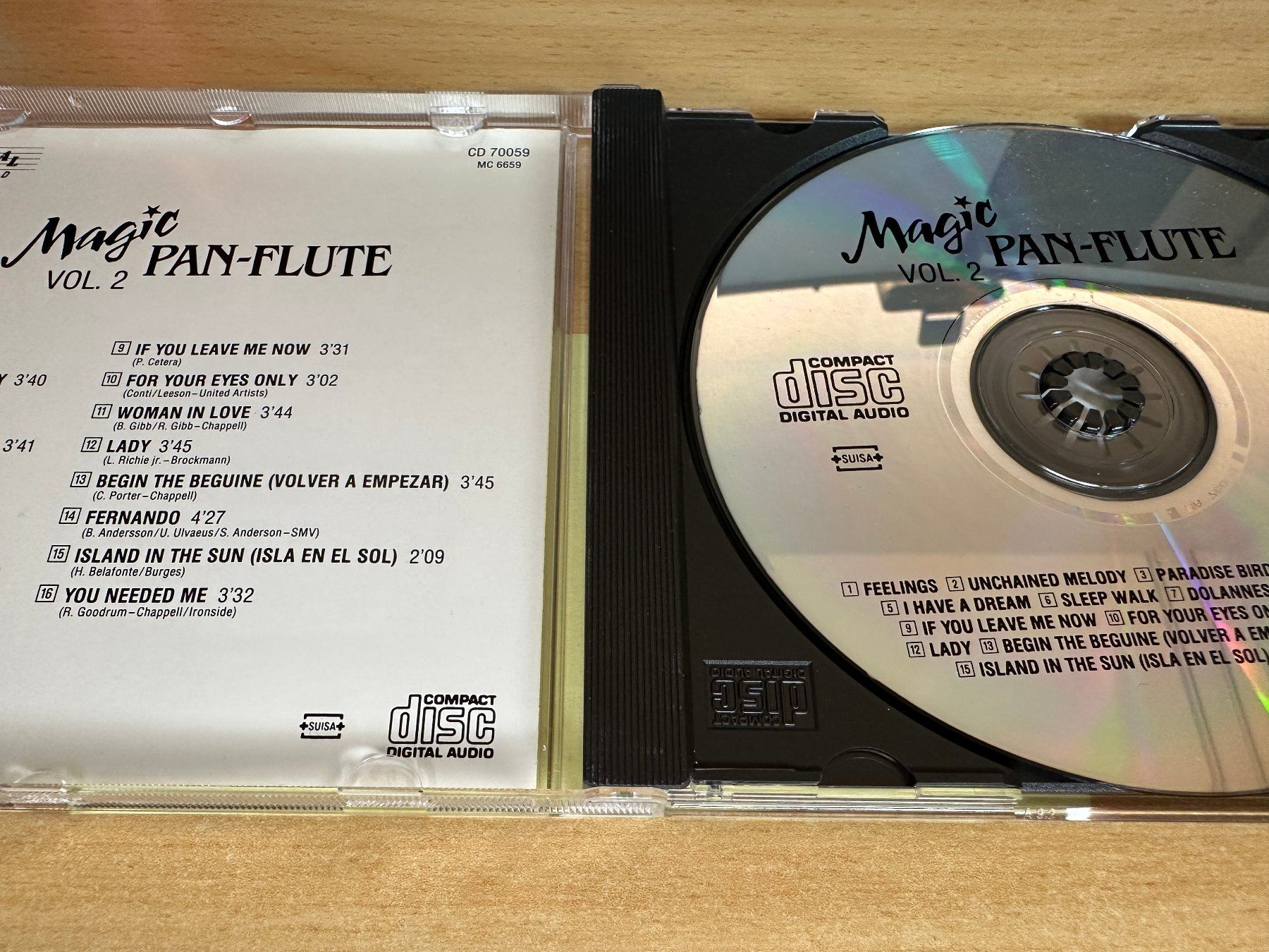 CDs: V1 Unknown Artist – Magic Pan-Flute Vol. 2 – Gebraucht aus Rikon im Tösstal von Alpenmutz 2