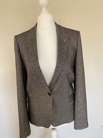 Blazer Zadig & Voltaire, Oversize Stil, Glitzer Tweed Gr. 38