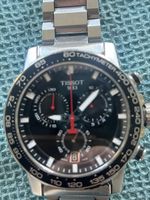 Tissot 1853 Chronograph Armbanduhr Stahl schwarz gebraucht