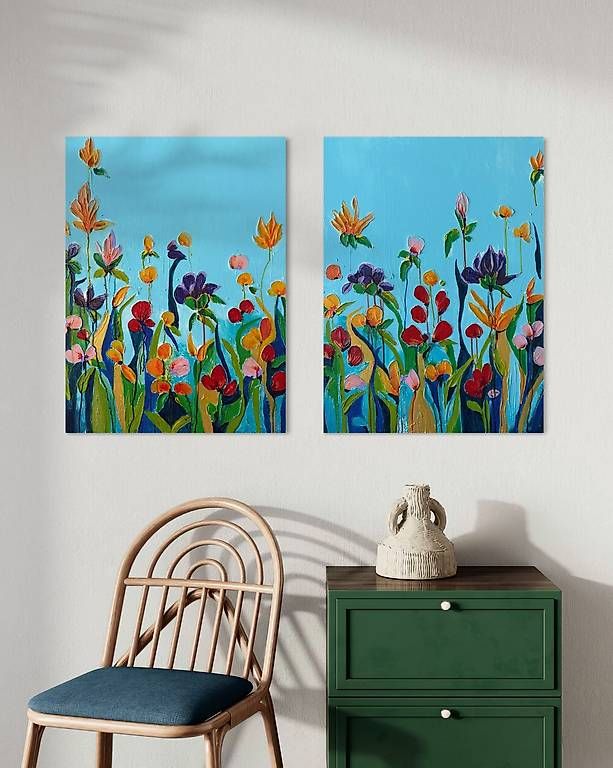 Gemälde: Tableau 58x78 each Acrylic Peinture 2 Set  – Gebraucht aus Meyrin von Gubiskoart 4