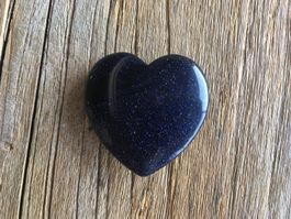 BLAUFLUSS  HERZ  4cm x 4cm x 1cm