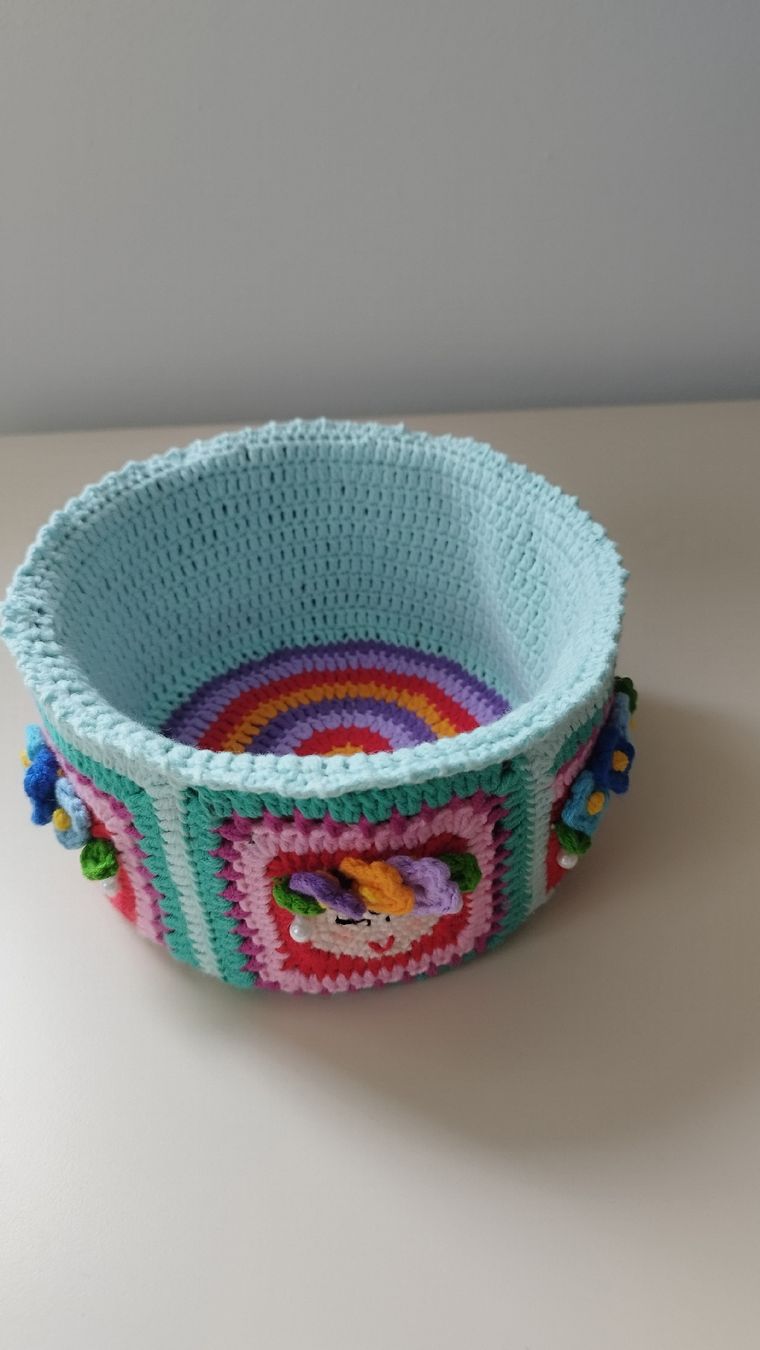 Tutte le decorazioni: Handmade Frida Kahlo Crochet Basket - Spring Decor – Nuovo e nell'imballaggio originale da Arnex-sur-Orbe venduto da can_97vn 7