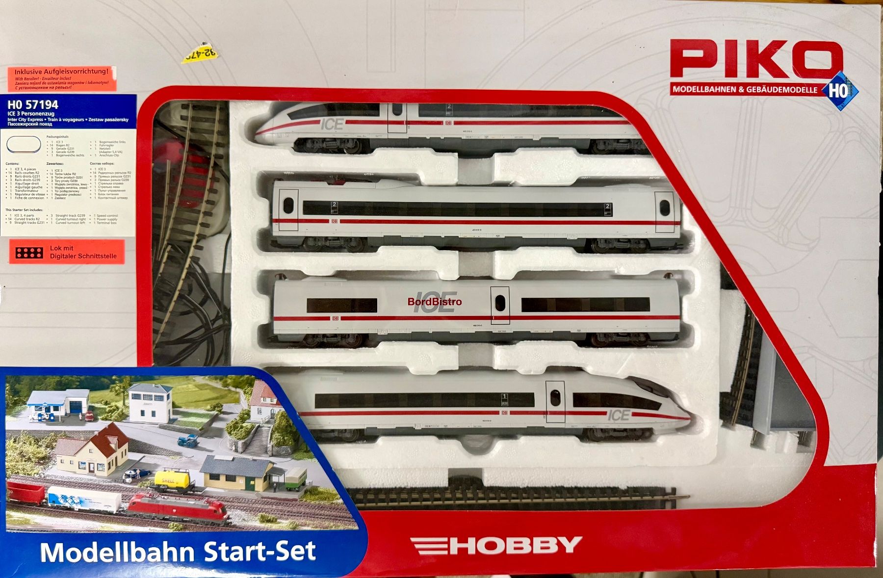 Piko Modellini di ferrovie: PIKO 57194 Startset ICE 3 Spur H0 – Usato da Küssnacht am Rigi venduto da san_9bqd