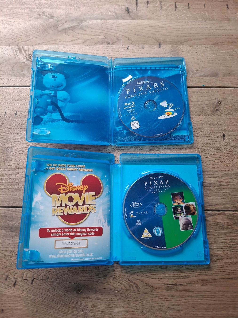 Tutti i DVDs: Pixar Kurzfilme 1 + 2 Blu Ray Set – Usato da Schaffhausen venduto da therealtoadette 1