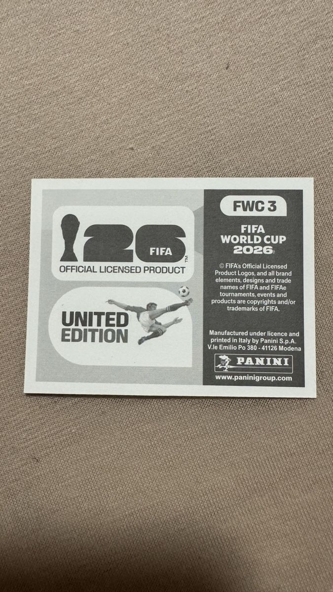Panini Carte collezionabili: FIFA WM 26, FWC 3 Panini Sticker – Nuovo (secondo la descrizione) da Effretikon venduto da jas_92ls 1