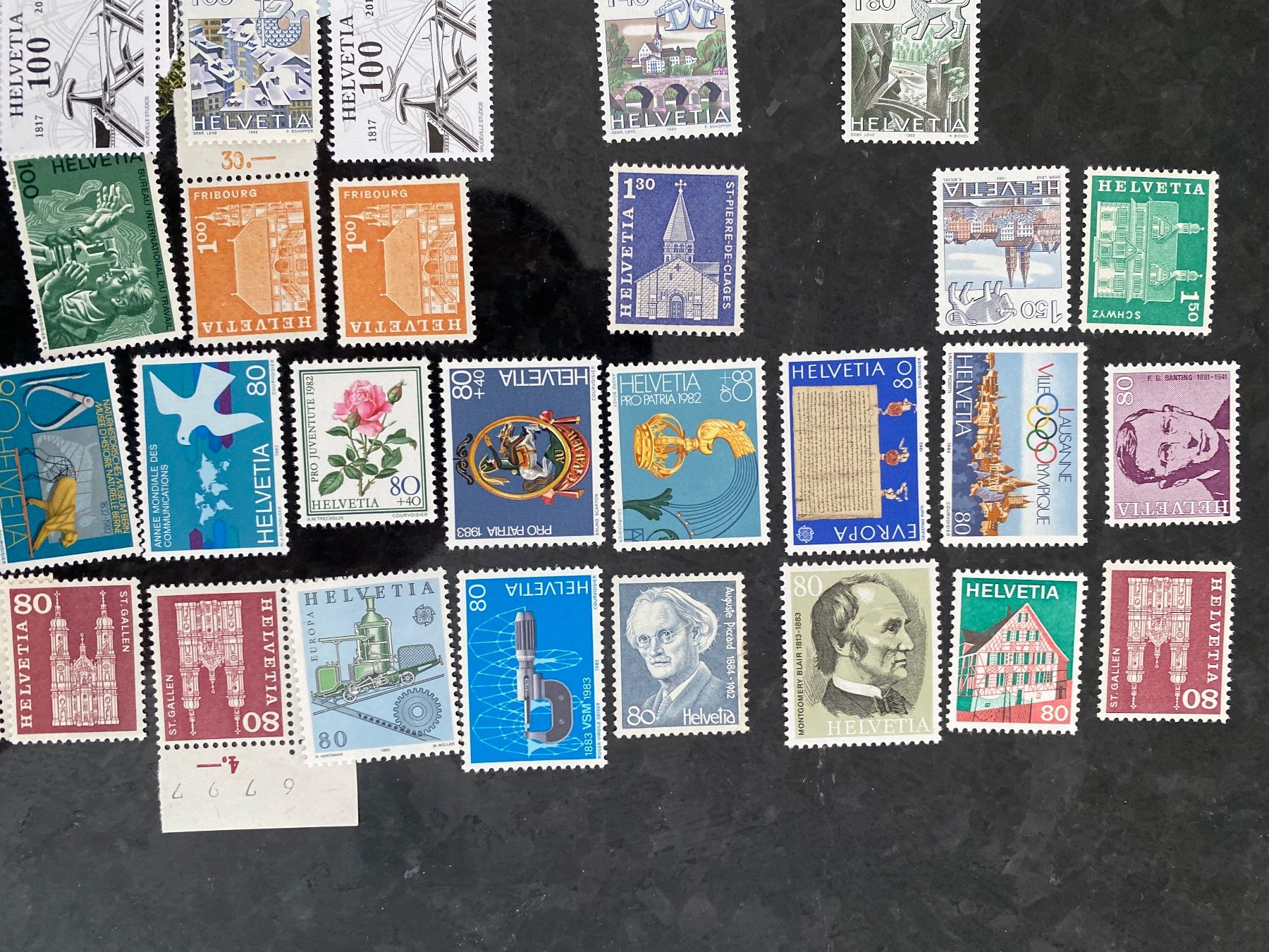 Alle Briefmarken: 102.10Fr Frankaturware Sammlung postfrisch ungestempelt – Neu (gemäss Beschreibung) aus Wil SG von Chefsugus 6