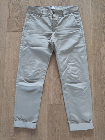 Herren Hose Chino Slim beige Baumwolle Grösse 31/32
