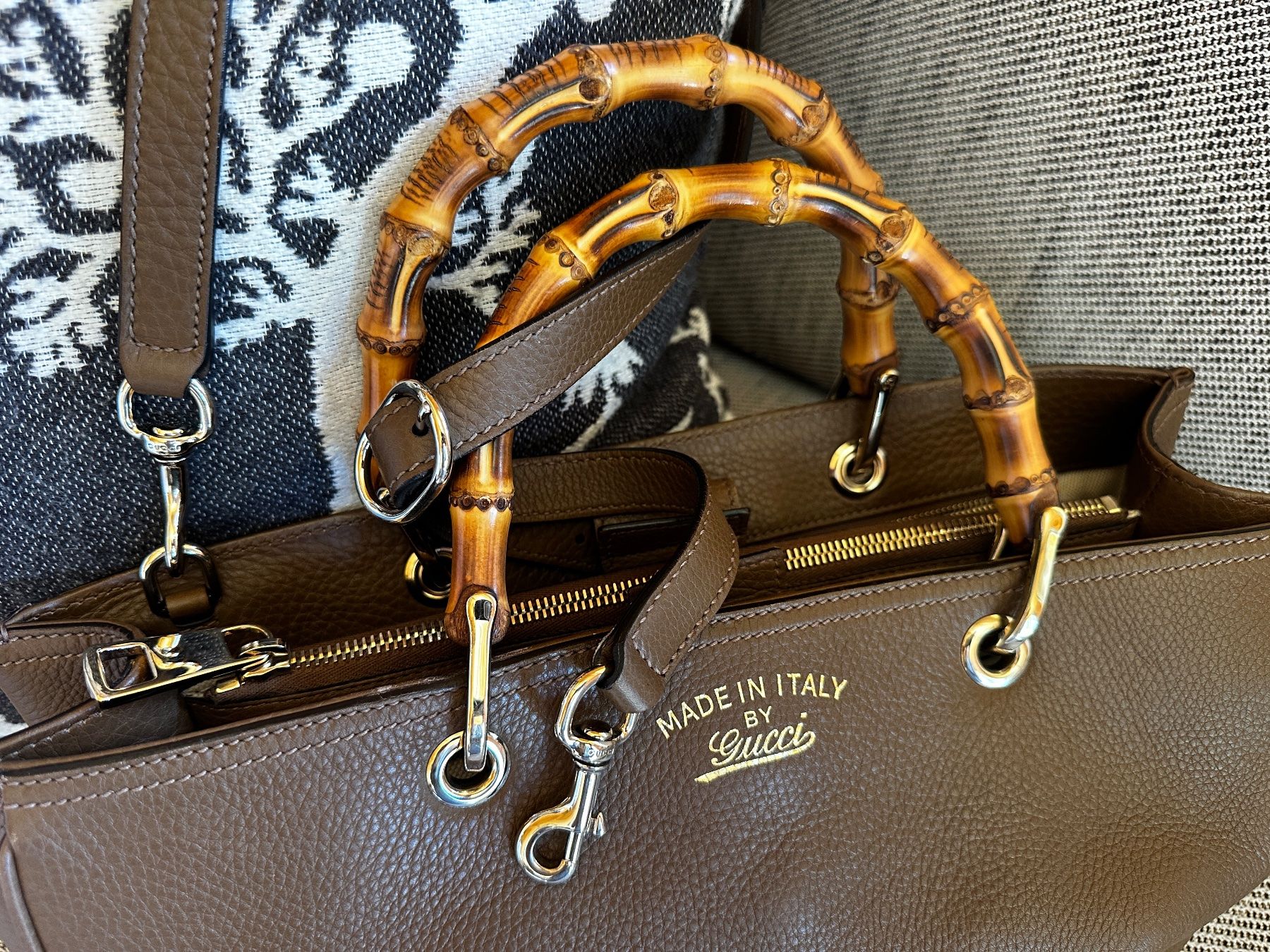 Gucci Borse da donna: Gucci Bamboo Shopper médium – Usato da Verbier venduto da gue_mmv5 2