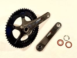 SRAM red Carbon Crankset Kurbel 170mm 11fach TOPZUSTAND 2602