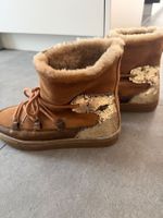 Winterstiefel Navyboot braun gefüttert mit Echtlammfell