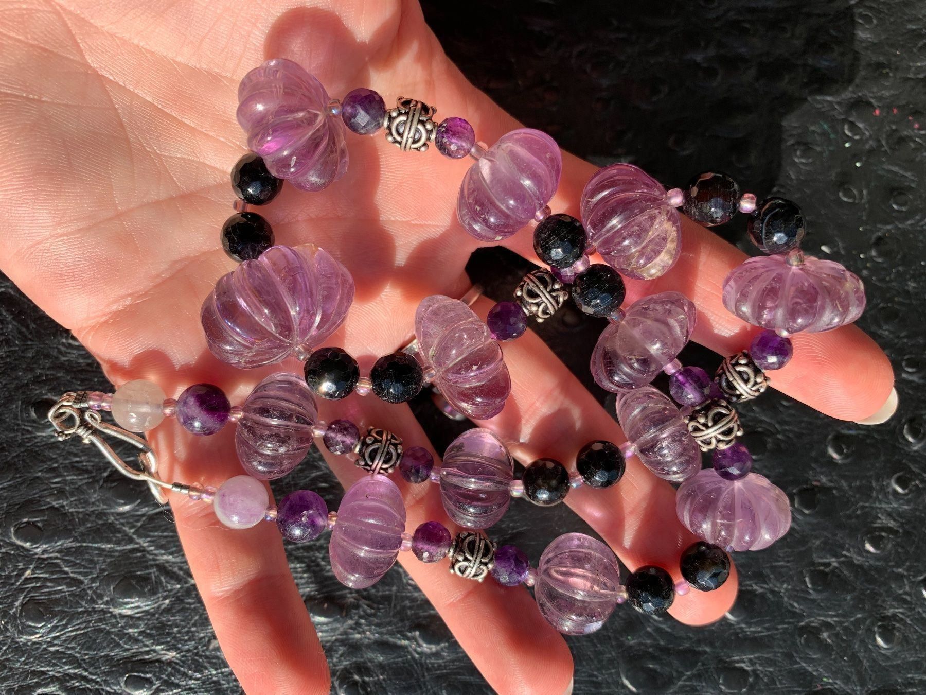 Catenine: Amethyst Kette – Nuovo (secondo la descrizione) da Birsfelden venduto da Exclusivity 2