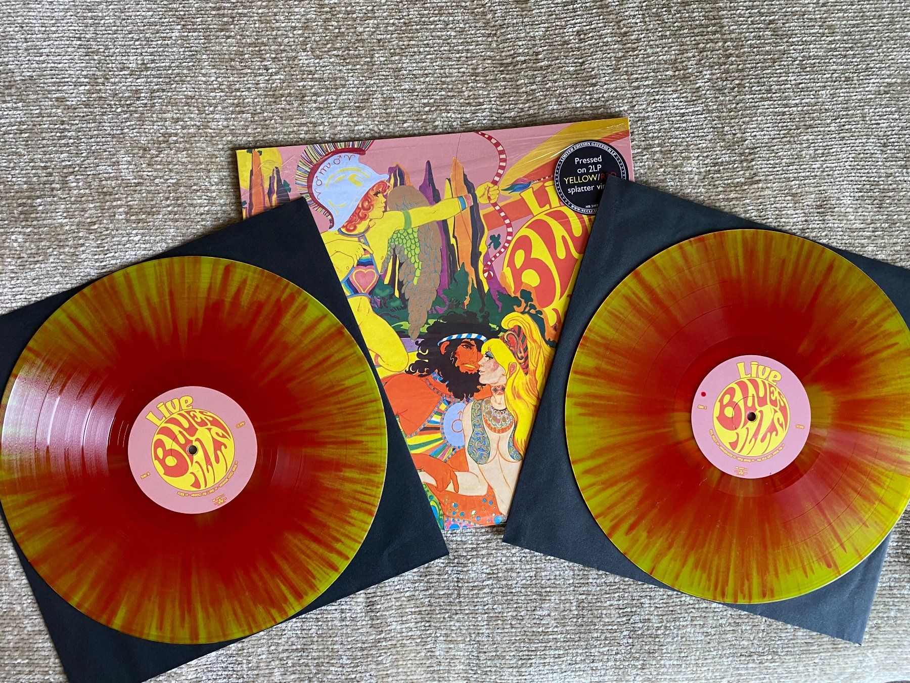 Dischi in vinile: Blues Pills – Blues Pills Live / 2 LP Splatter – Nuovo (secondo la descrizione) da Basel venduto da Dinosauce