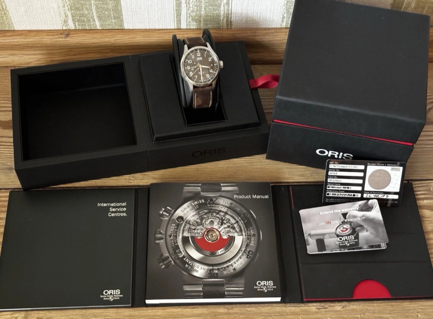 Oris Orologi: Oris Big Crown Propilot GMT Small Second Fullset – Usato da Allschwil venduto da SimauK 1