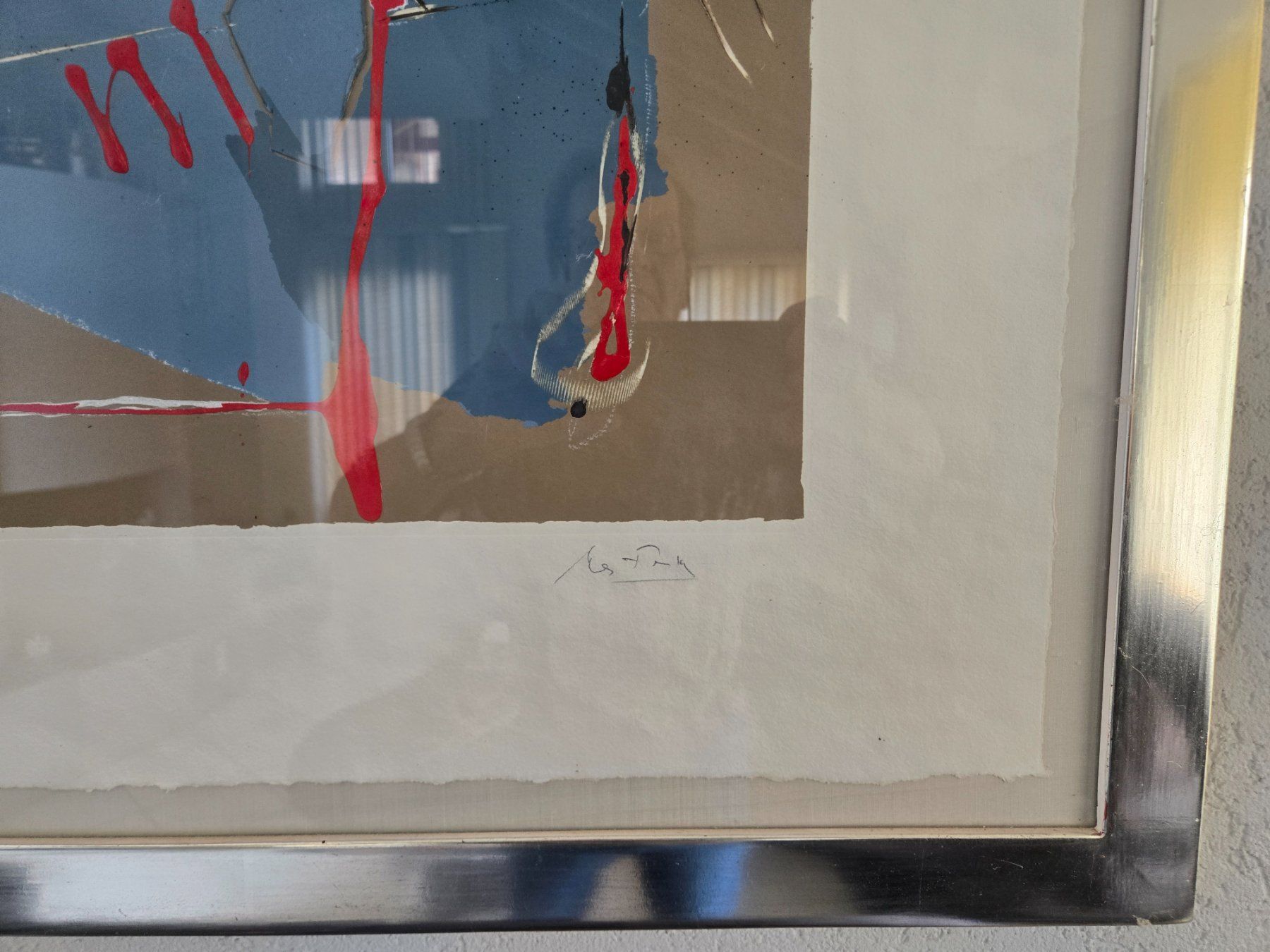 Foto & Immagini: Abstraktes Bild in Weissgoldrahmen – Nuovo (secondo la descrizione) da Pfäffikon ZH venduto da Nelly56 4
