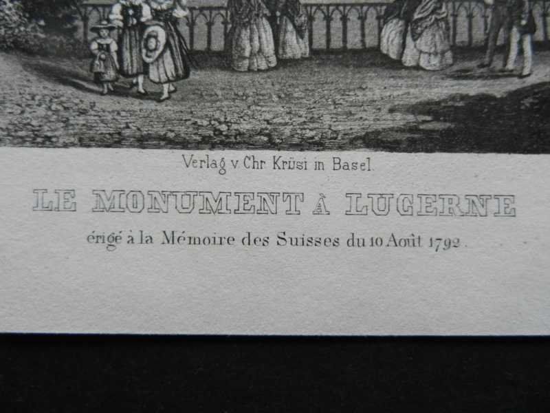 Gravures: Luzern Löwendenkmal – D'occasion à Risch par Rischli15 2