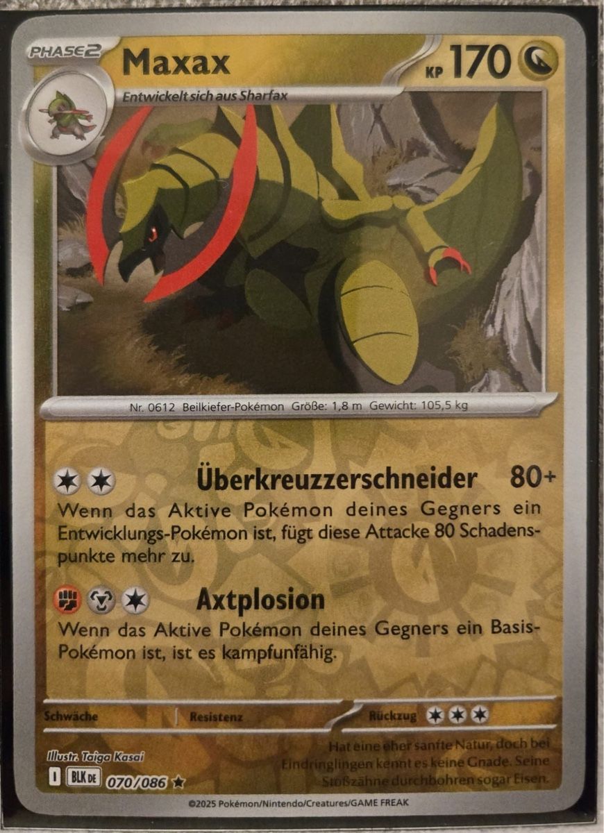 Cartoline: Pokemon Maxax Promo Reverse 70 (Schwarze Blitze) – Nuovo (secondo la descrizione) da Winterthur venduto da Bursa.16