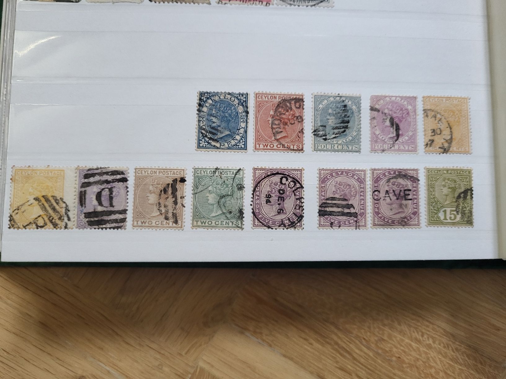 Alle Briefmarken: Kleinlot Ceylon ab 1868 - Kellerfund – Gebraucht aus stäfa von brandy66