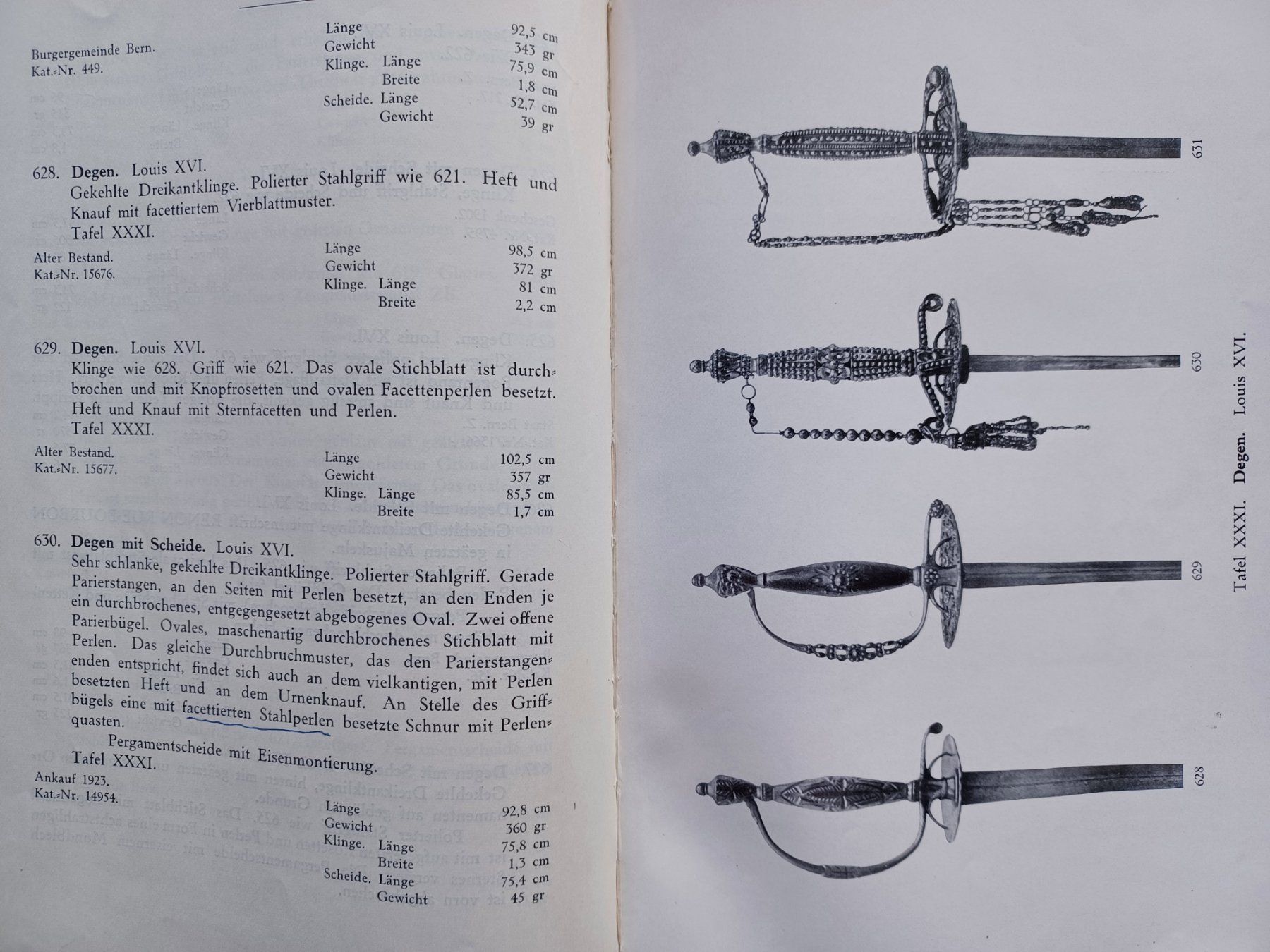 Libri: Wegeli, Inventar Waffensammlung, Schwerter und Dolche – Usato da Horw venduto da Mikesch108 8