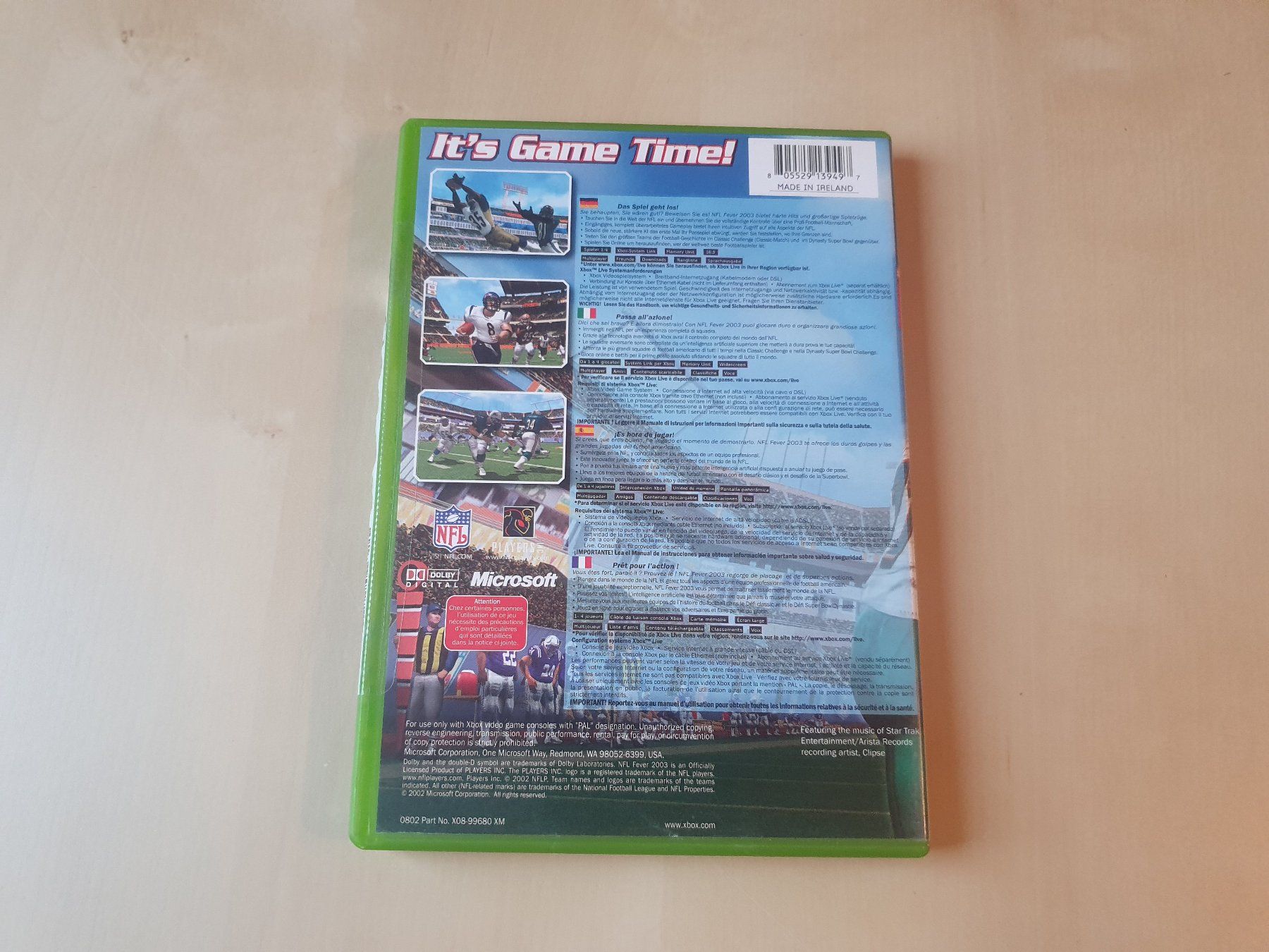 Microsoft Giochi: NFL Fever 2003 – Usato da Stansstad venduto da collectorsshop 1