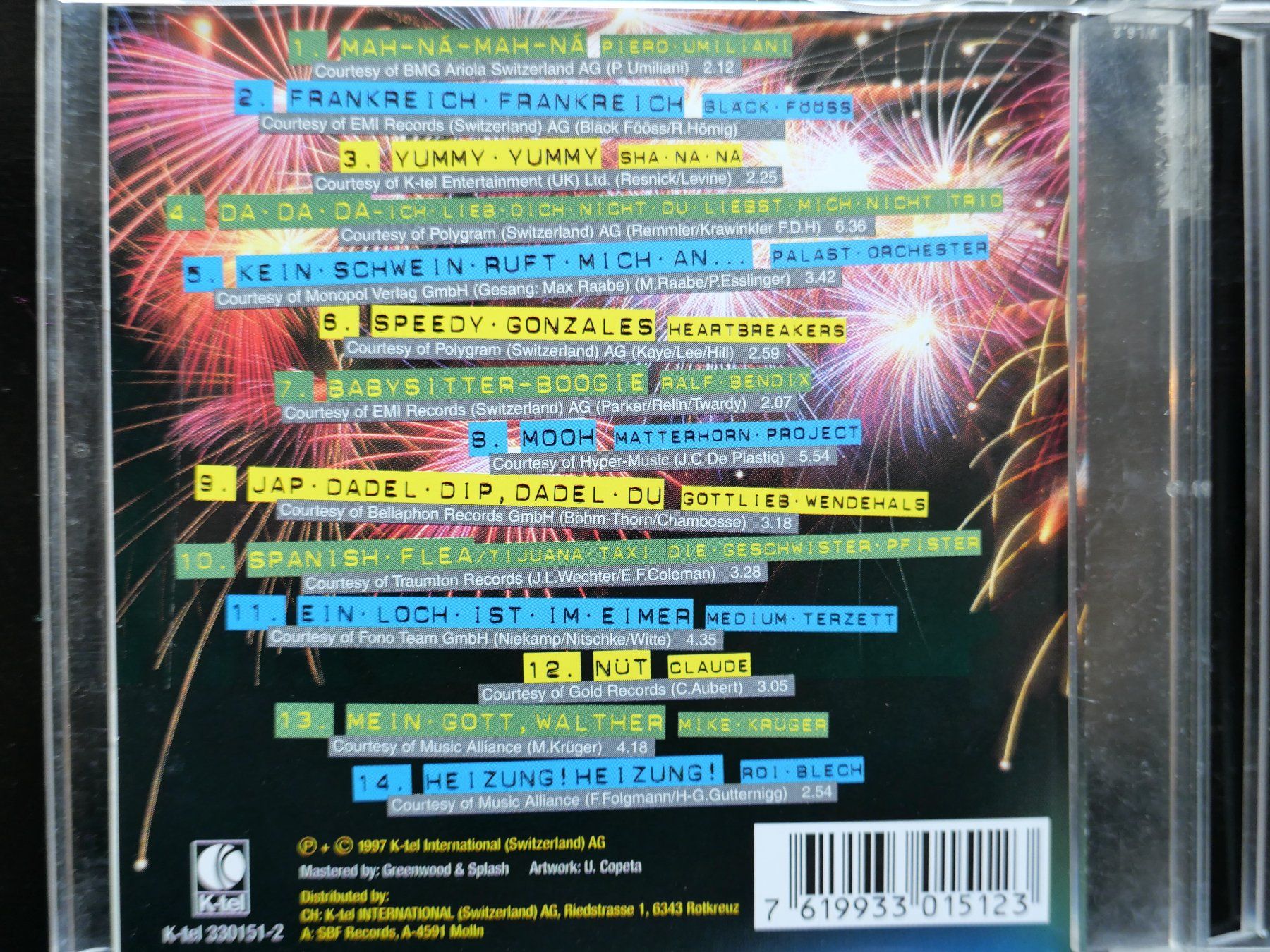 CD: CD 0815 Die total anspruchsvolle CD, Sampler P 1997 – Usato da Bern venduto da Balzamico 2