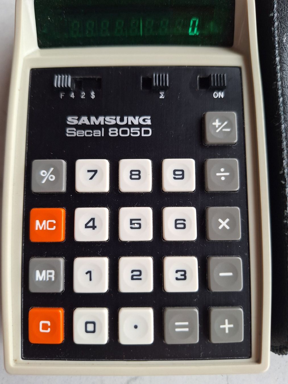 Calcolatrici tascabili: SAMSUNG SECAL 805 D - TISCHRECHNER – Usato da Huttwil venduto da Kunterbuntli 1