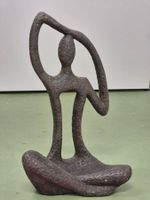 Vintage Skulptur, abstrakte Figur aus Stein, Deko 47