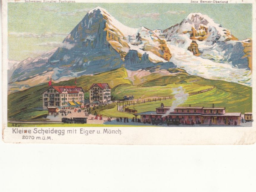 Cartoline postali: Kleine Scheidegg ca. 1900 – Usato da Bürglen TG venduto da StampGraf
