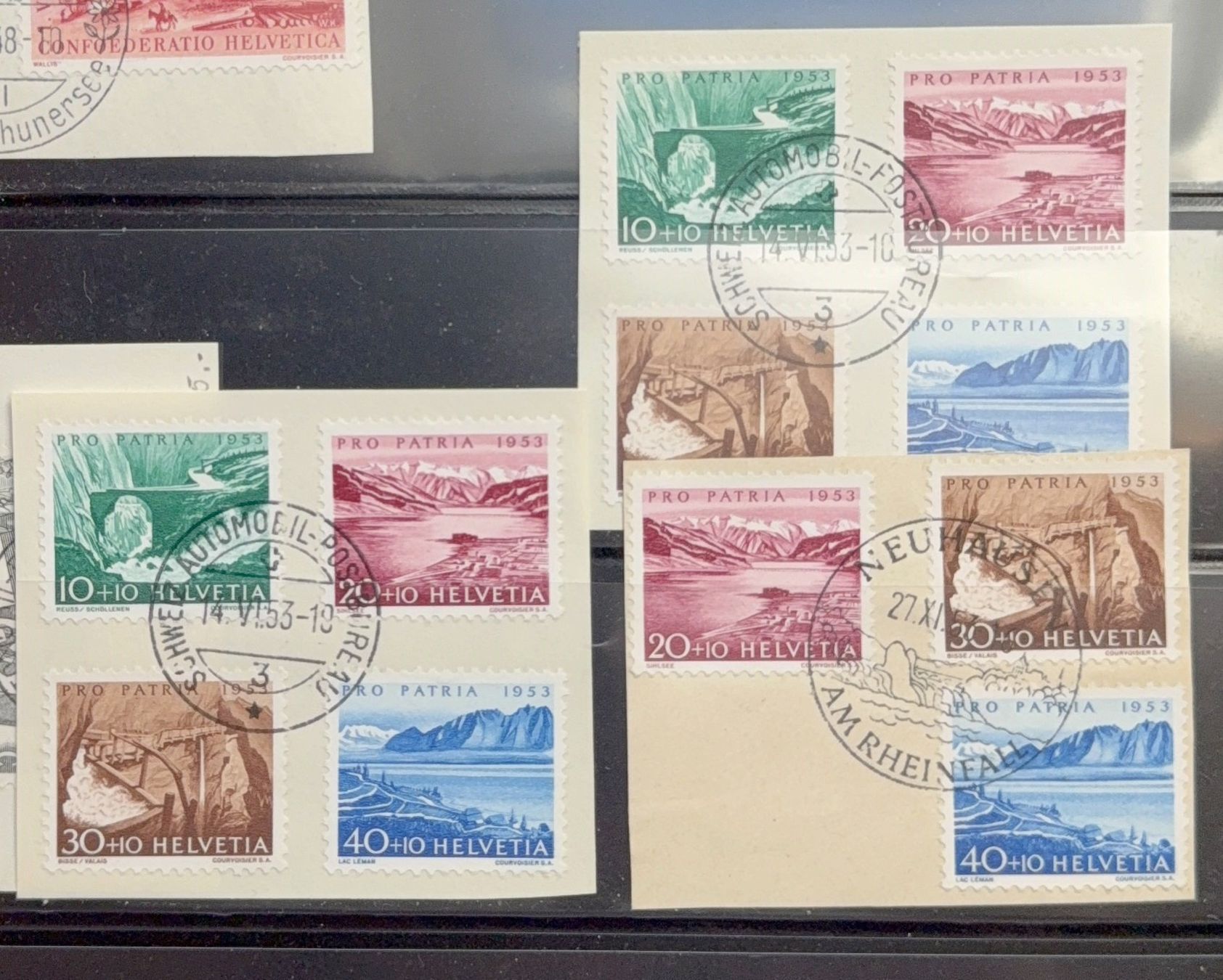 Tutti i francobolli: PP 15 Briefstücke Kat.ca. 150.- – Usato da Steinhausen venduto da yukon26 1