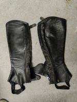 Dyon Chaps Stiefelschaft Leder XS schwarz