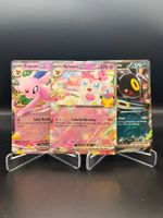 Umbreon ex (30C 092) & Sylveon ex (071) & Espeon ex (070)