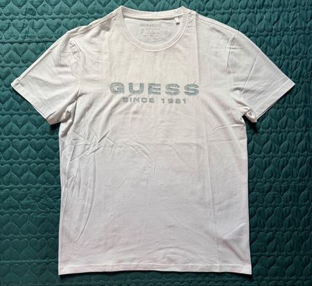 T-shirt GUESS Blanc - Taille L - Comme neuf