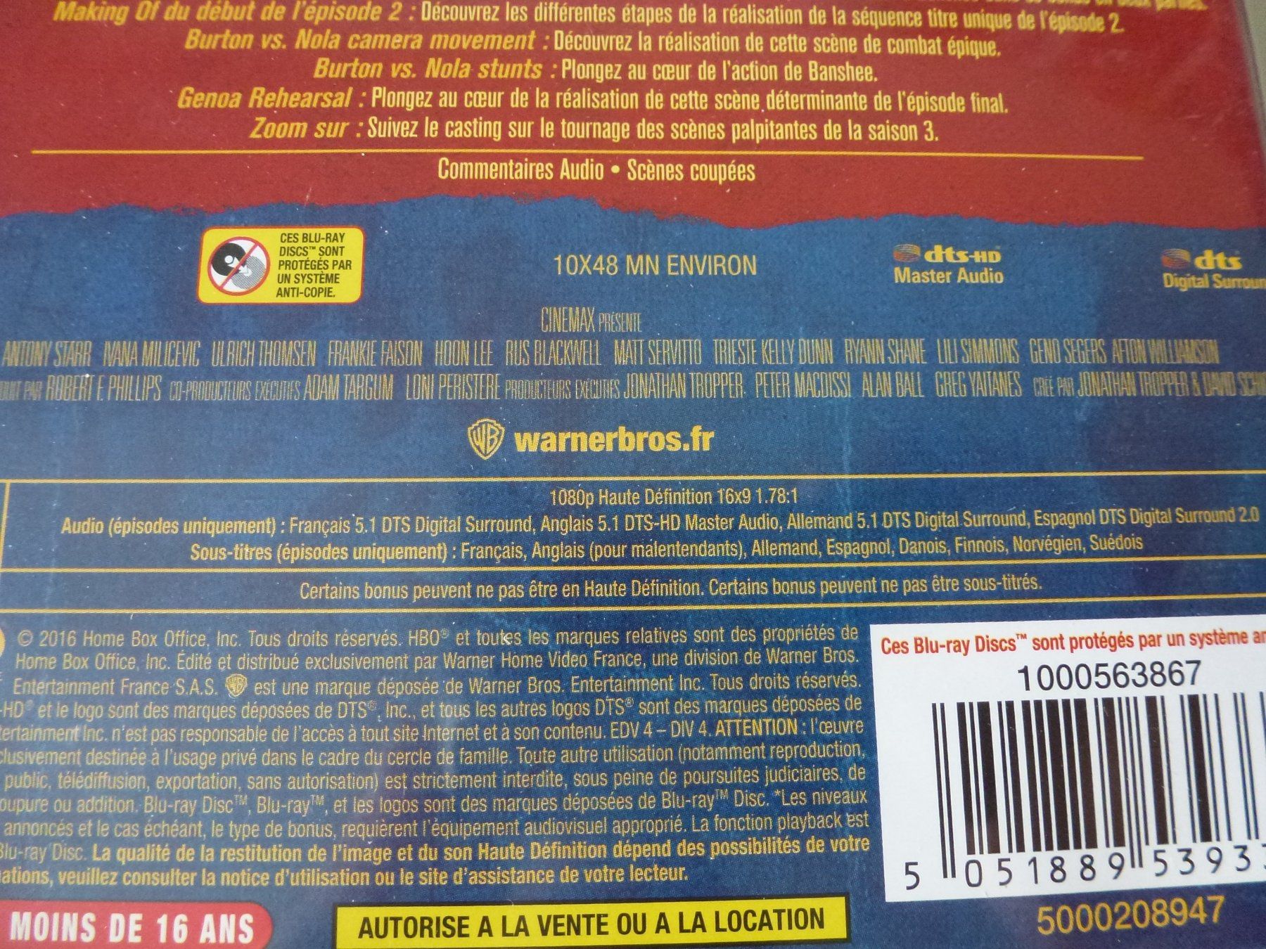 Alle DVDs: Banshee - Saisons 1 - 4 (15 Blu-Rays) – Neu (gemäss Beschreibung) aus Bern von Frebo 6