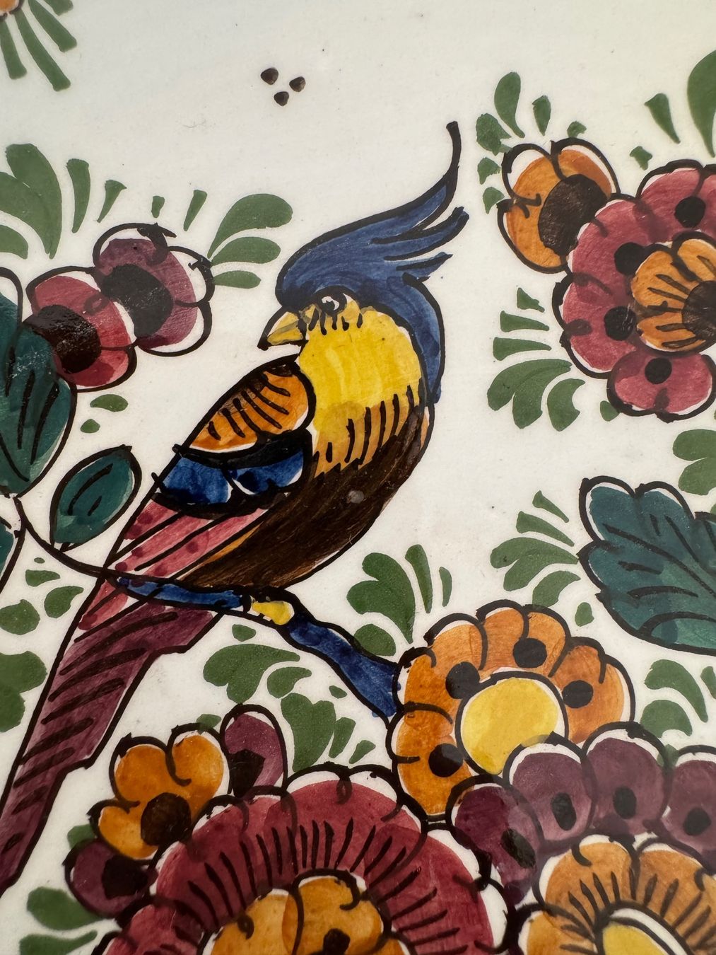 Piatti: Delft Polychrome 1977 Teller Handpainted Holland D: 24.5cm – Usato da Fislisbach venduto da chili2006 5