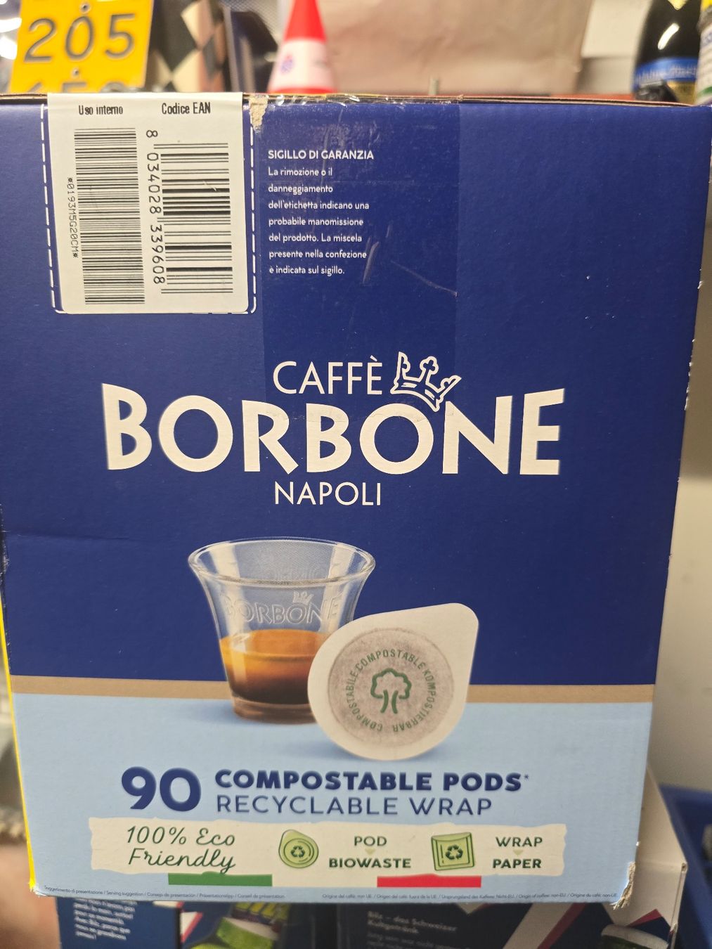 Cibi & Specialità: Borbone Kaffee 90 Stk.*** – Nuovo e nell'imballaggio originale da Zürich venduto da Fifa 1